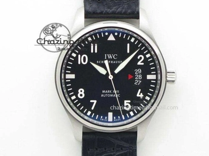 MIROTIME 0104 FastDry Portofino IW356501 SS V3 MK 1:1 Best Edition Black Dial On SS Mesh Bracelet MIYOTA 7195